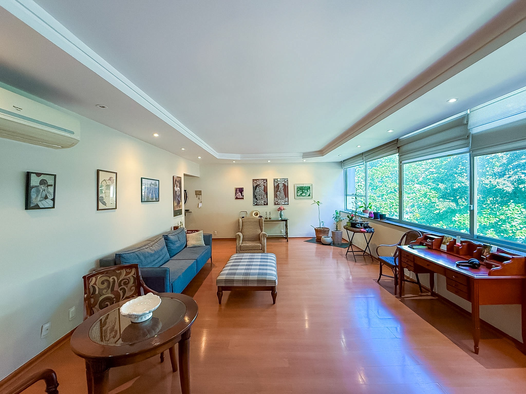Sala de estar do apartamento AP2037, Ipanema, Anibal de Mendonça
